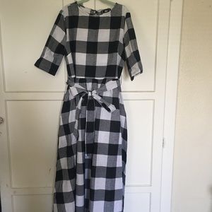 Plaid dress